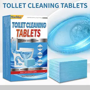 Maebho Toilet Cleaning Tablets 120 Pcs Deep Clean Compatible With All Toilet Types Stains Gone In Minutes