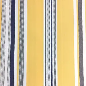 Multi Striped Oak 100% Waterproof Outdoor Canvas Patio Fabric