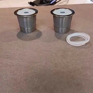 2 Pack Reusable K Cups for Keurig 1.0, Stainless Steel Refillable Coffee Pods, Metal K Cups Coffee Filters, BPA-Free & Durable Design