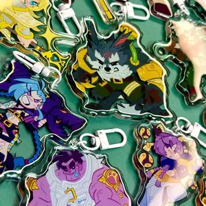 12 Ops League of Legends Arcane 2XKO Acrylic Keychains
