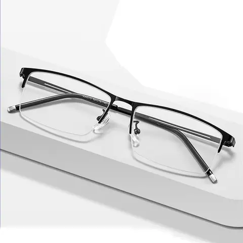 Men's Business Anti-Blue Light Eyeglasses, High Quality Eyeglasses, Lightweight Eyeglasses for Office and Daily Use, Fashion Accessories for Men
