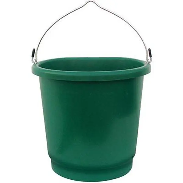 212 MAIN FB-80 Heated Flat Back Plastic Bucket, 3 Gal Capacity, Built-in Thermostat (Home Care Supplies Bucket), Plastic Bucket Buckets