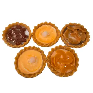 Peach Cobbler Handmade Candle - Decorative Candle with Peach Flavor - Ideal for Home Decor and Ornaments