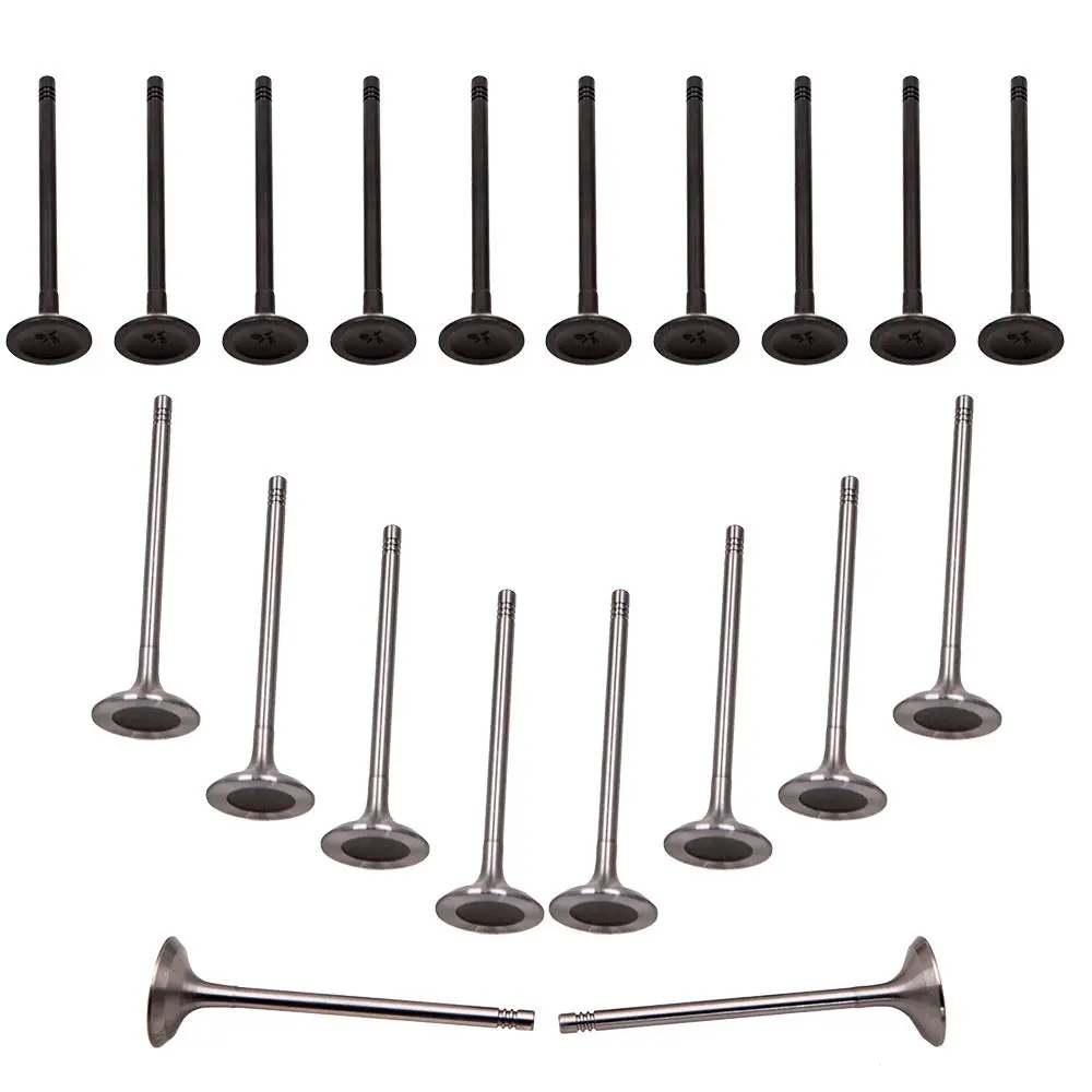 20pcs Intake Exhaust Valves compatible For Volvo S40 S60 2.5L L5 T5 S70 S80 Engine Valve