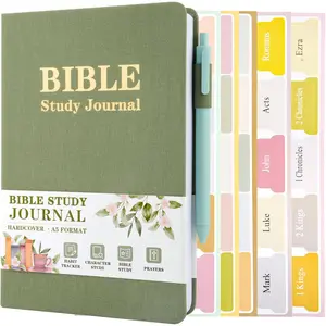Study Journal Notebook for Note Taking, Christian Religious Gifts for Women, Gifts for Men Fathers Day, Sermon Notes Church Journal, Faith Christian Planner Verse Mapping Journal  Tabs