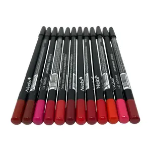 Nabi Wooden Lip Liner long 7.5" Pencil Set – High Pigment, Long-Wearing Red Shades, 7.5" Professional Pencils