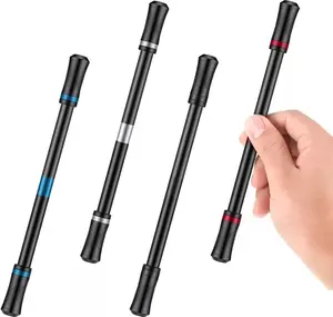 4 Pack Spinner Finger Pens - Gaming Spinning Pens for Tricks & Fun - Ideal Gift for Gamers & Fidget Enthusiasts