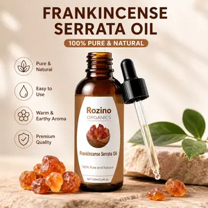 Pure Frankincense Serrata Oil – Aromatherapy Drops, Skin & Face Care, Massage, Relaxation, Spa Gift Idea