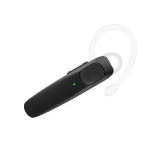 TELLUR VOX 155 Bluetooth Headset, Handsfree Earpiece USB-C, Multipoint Two Simultaneous Devices, HD Voice Two Microphones for Noise Suppression, 360° Hook for Right or Left