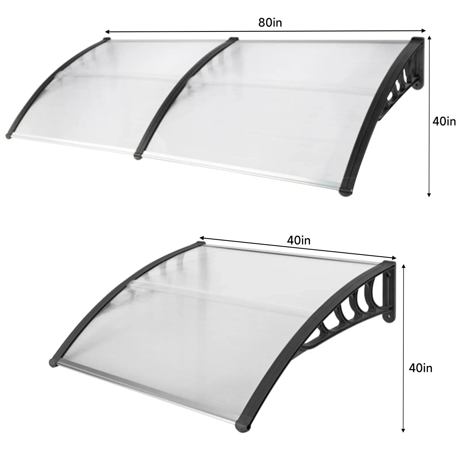 Clear Board & Black Bracket