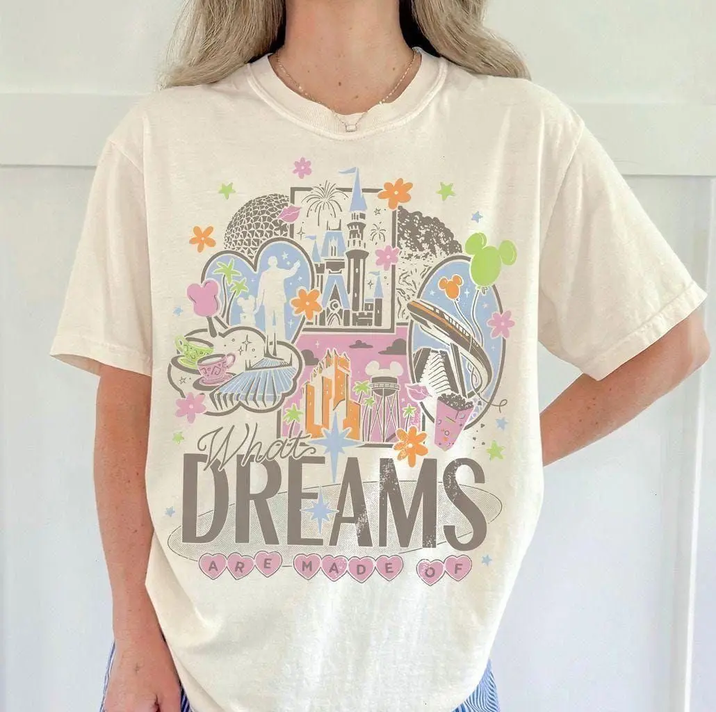 Vintage What Dreams Are Made Of Shirt, WDW Magic Kingdom Shirt, Trip, Family Vacation, Family Trip Matching 2026