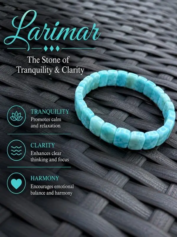 Larimar Soft Bangle Bracelet
