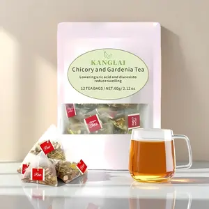#TikTokShopBlackFriday KANGLAI Chicoryand GardeniaHerbalTeaReadytoEatConvenient Beautify&Nourish|OrangePeel&Chrysanthemum -CoolRelieffromHeatl12TeaBagsHealthyVegan Detox Tea