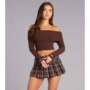 Soft Spoken Ribbed Crop Top