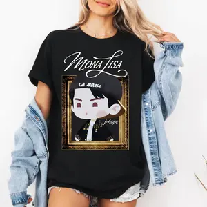 Mon4 Funny Chibi ArtConcert Album World Tour 2025 America Cotton Unisex T-Shirt – Gift for Music Fans & Lovers