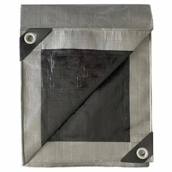10'x12' Heavy-Duty Polyethylene Tent Tarp - 120 sq ft Coverage, Waterproof, Wear-Resistant Outdoor Cover for Camping, Hiking