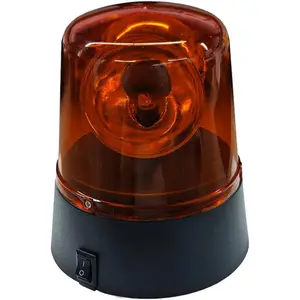 4.31'' x 3.56'' Car Siren Strobe Light, 360 Degree Rotation LED Warning Light, Police Lights for Car, Flashing Flare Party Lamp (Red)