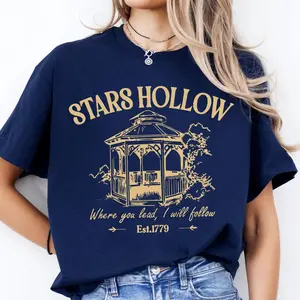 Stars Hollow Sweatshirt, Stars Hollow Connecticut Sweater, Cozy Fall Crewneck