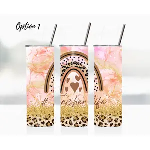 Teacher customizable insulated tumbler,  teacher personalized insulated tumbler