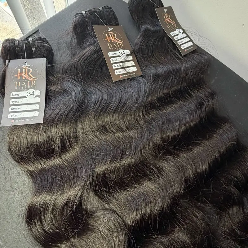 4-34” Burmese wave bundles