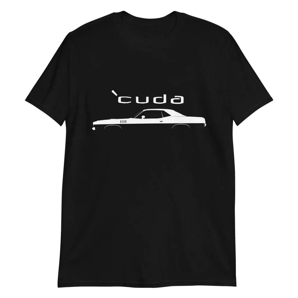 Hemi Plymouth Cuda Muscle Car Silhouette Classic Car Barracuda T-shirt Sweatshirt Hoodie