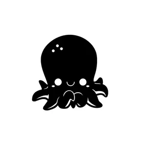 cute cartoon octopus ocean animal funny car auto truck vinyl decal sticker home wall decor 5"