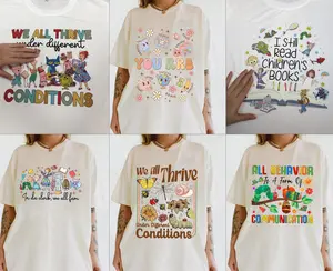 We All Thrive Under Different Conditions T-Shirt, Teacher Appreciation Shirt, Sped Teacher Tee, Mental Health Shirt, Special Education Tee, Teacher Shirt Gift