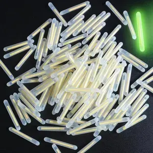 100 Pcs Fishing Float Light Stick Fluorescent Lightstick Fluorescent Dark Glow Sticks Fishing Float Accessories Corks, Floats Corks, Floats and Bobbers Terminal Tackle Accessories(3mm)