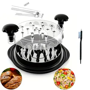 Chicken Shredder Large Chicken Breast Shredder Tool Twist With Anti-Slip Strip, Ergonomic Handle, BPA Free, Meat Shredder Tool Chicken Shredder Tool Twist With Heat Resistant Tong And Cleaning Brush