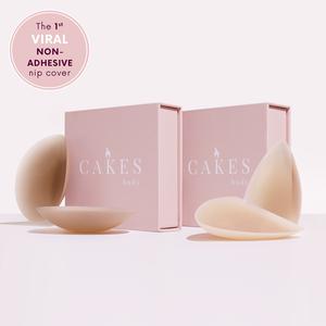 CAKES - Most Popular Bundle - CAKES circles & CAKES triangles - Grippy "NOT STICKY" nipple cover. DOES NOT PROVIDE LIFT