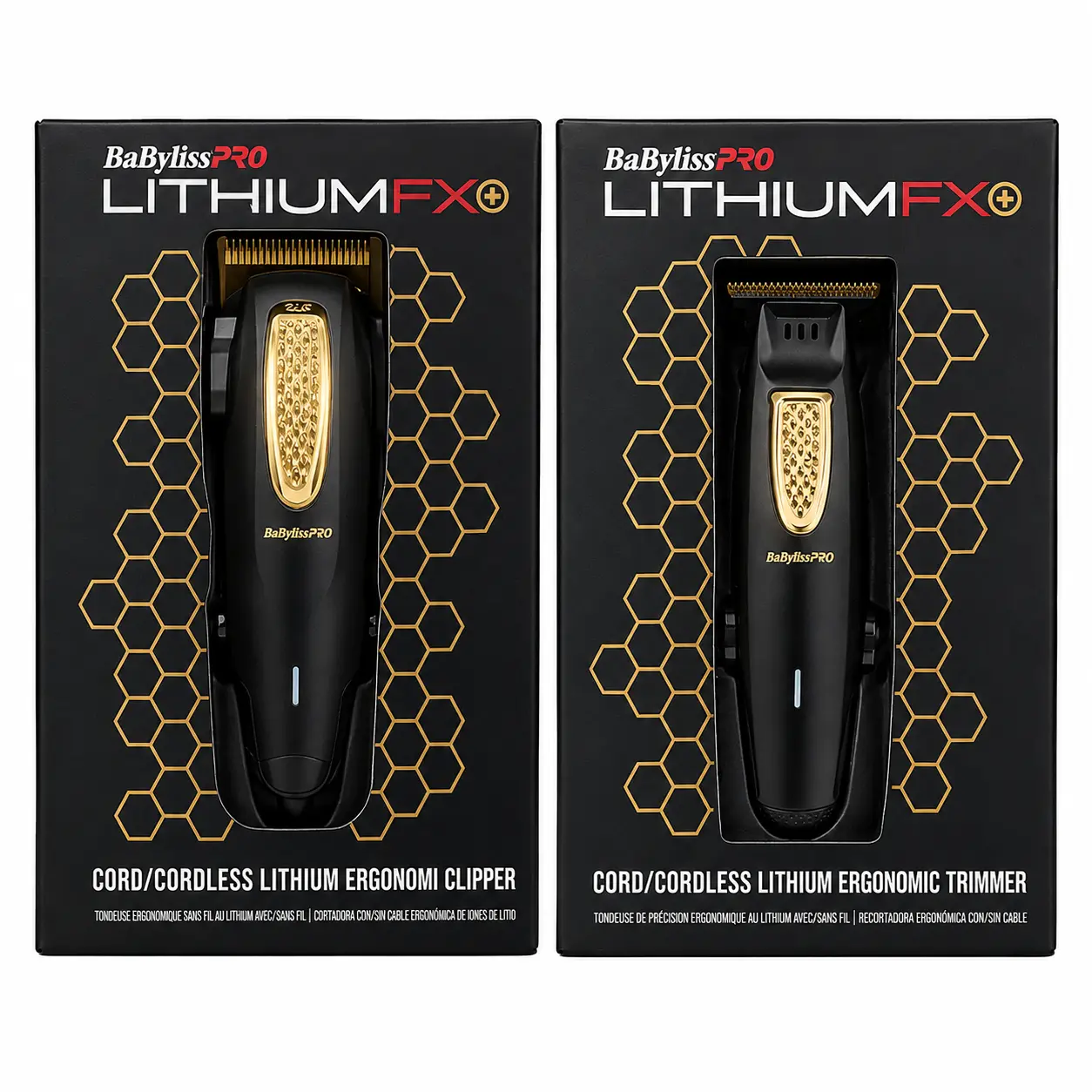 BaBylissPRO FX Professional Clipper & Trimmer Combo Set FX673N + FX773N