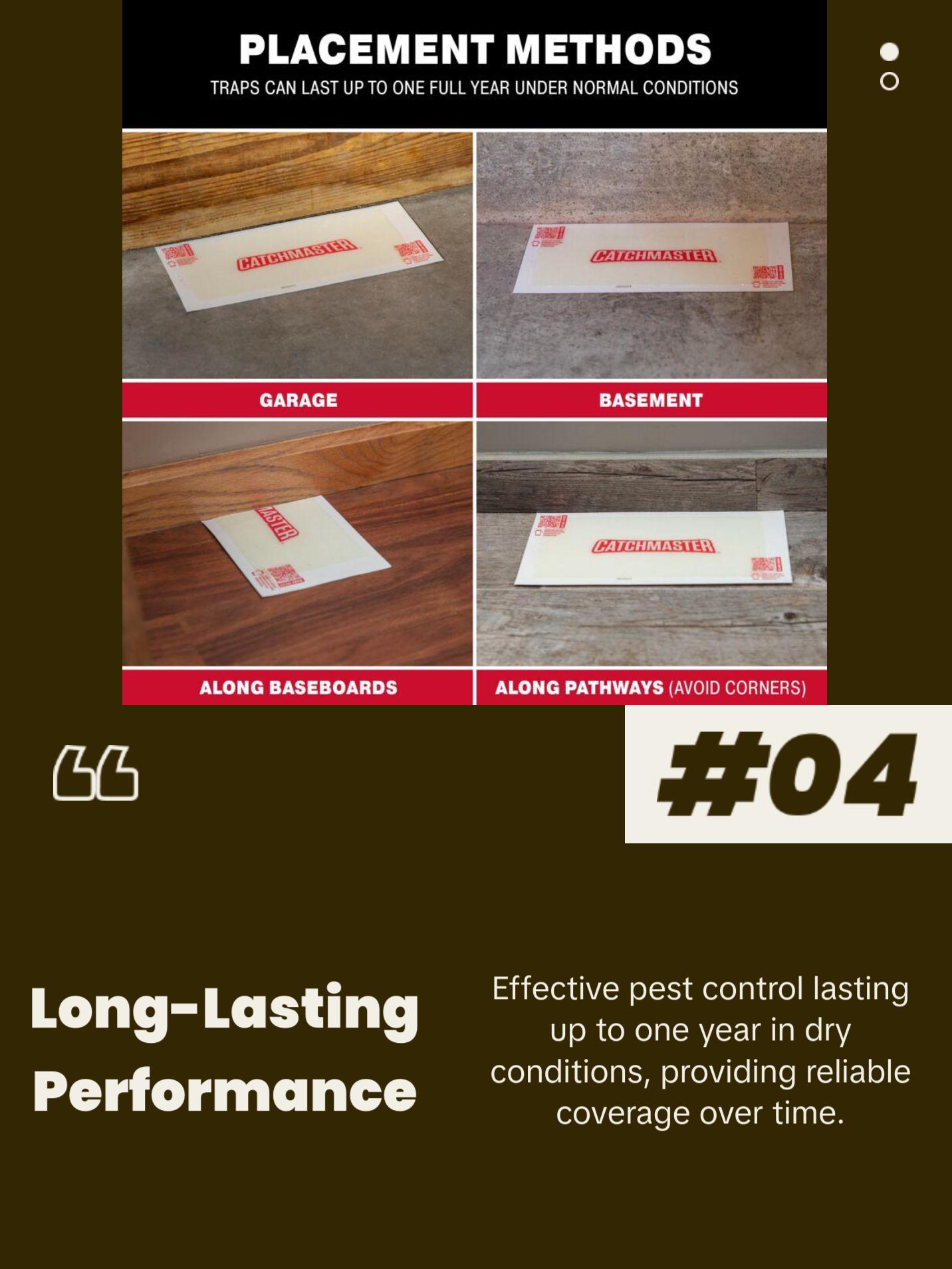 Catchmaster XL Crawling Insect Glue Traps