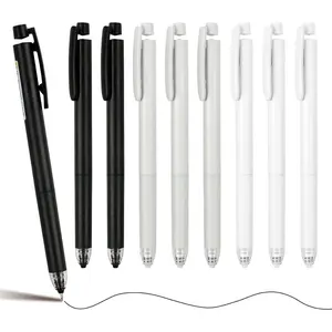 Gel Pens,Levitation Levitation Design of Pen Cap 0.5mm Fine Point,12-count Black Ink,Quick Dry Retractable Gel Ink Pens,Smooth Writing Pens for Journaling, Drawing & Note Taking