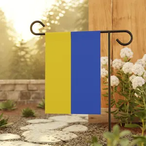 Stand With Ukraine Garden Flag, Support Ukraine Yard Garden & House Banner Flag, Ukrainian Flag, Ukraine Flag Yard Sign, Ukraine Banner, garden banner flag, ukraine flag, garden flag, stand with ukraine, pray for ukraine