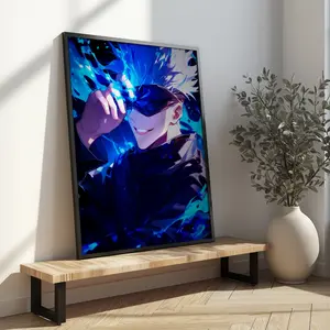 Satoru Gojo Jujutsu Kaisen Anime Poster, Gojo Satoru Sensei Anime JJK Posters Decor Photo
