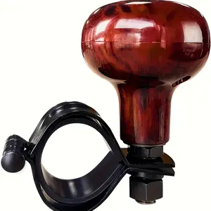 360° Rotating Steering Wheel Assist Knob Ball, Durable Abs Resin + Non-Slip Silicone, Single Hand Operation, Suitable for Elderly & Truck Drivers