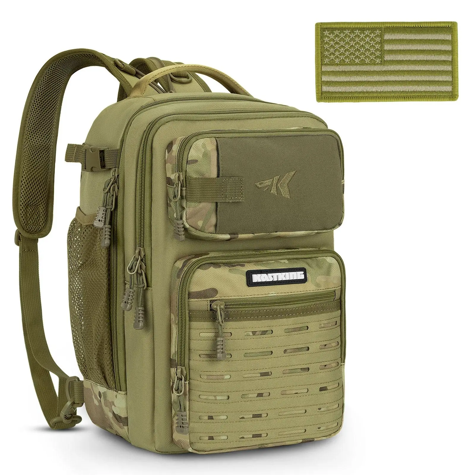 Khaki Camo - Without Tackle Boxes