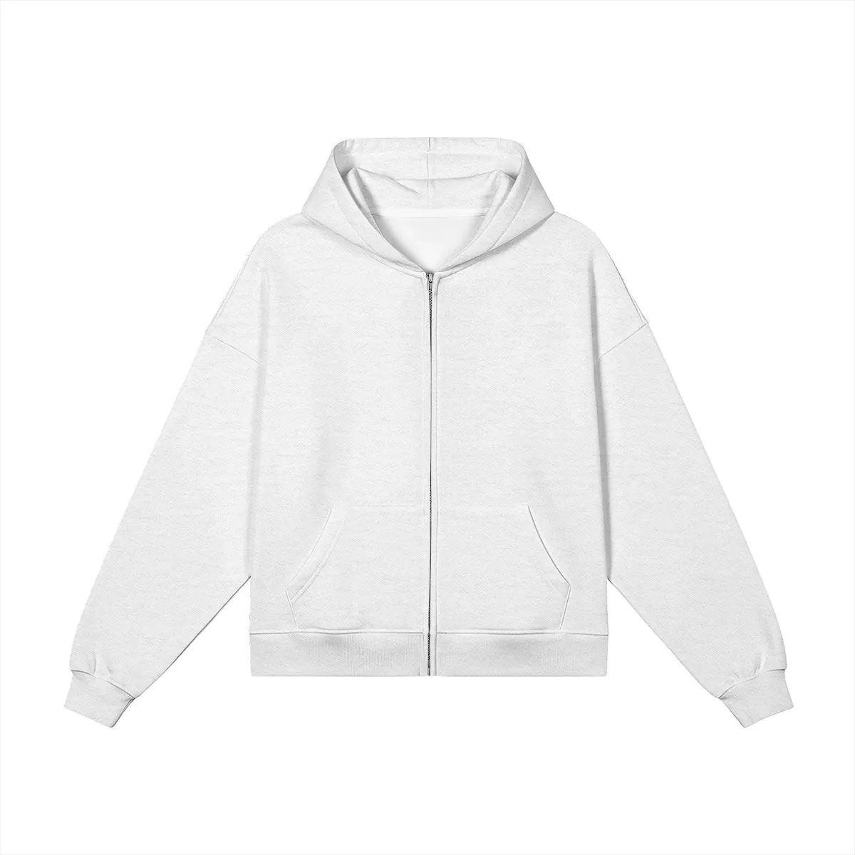 Kady's blank Zip Up (Light Gray)