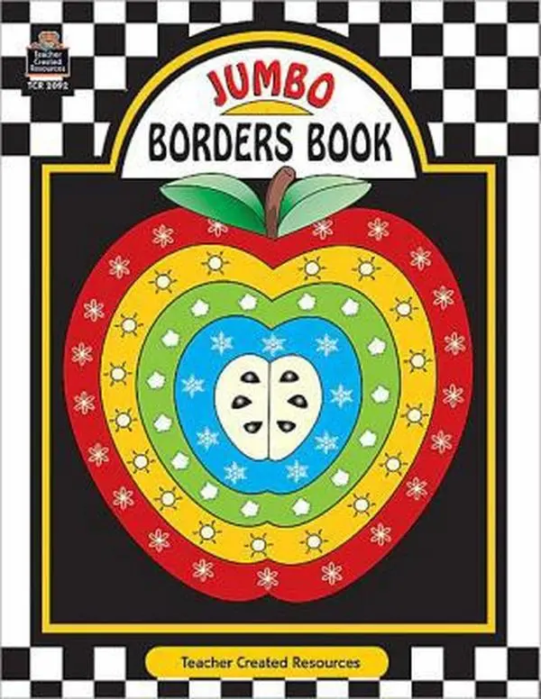 USED-Jumbo Borders Book by Teacher Created Resources Staff (Paperback)