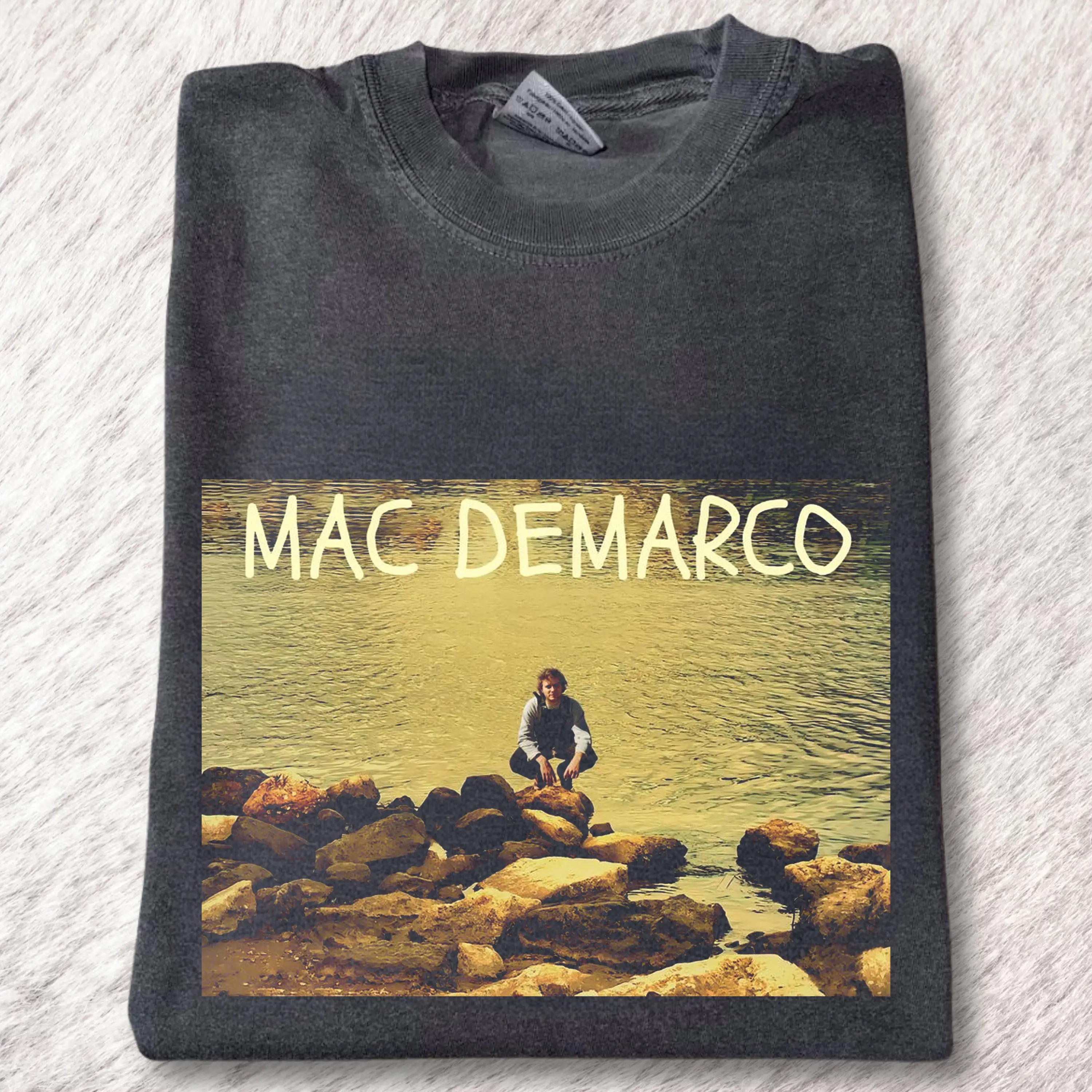Retro Mac Demarco Graphic Tee - Mac Demarco Casual Merch - Album Cover Tee - Printed Graphic Tee For Gift - Music Shirt - Top Menswear Womenswear Streetwear