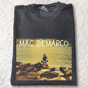 Retro Mac Demarco Graphic Tee - Mac Demarco Casual Merch - Album Cover Tee - Printed Graphic Tee For Gift - Music Shirt - Top Menswear Womenswear Streetwear