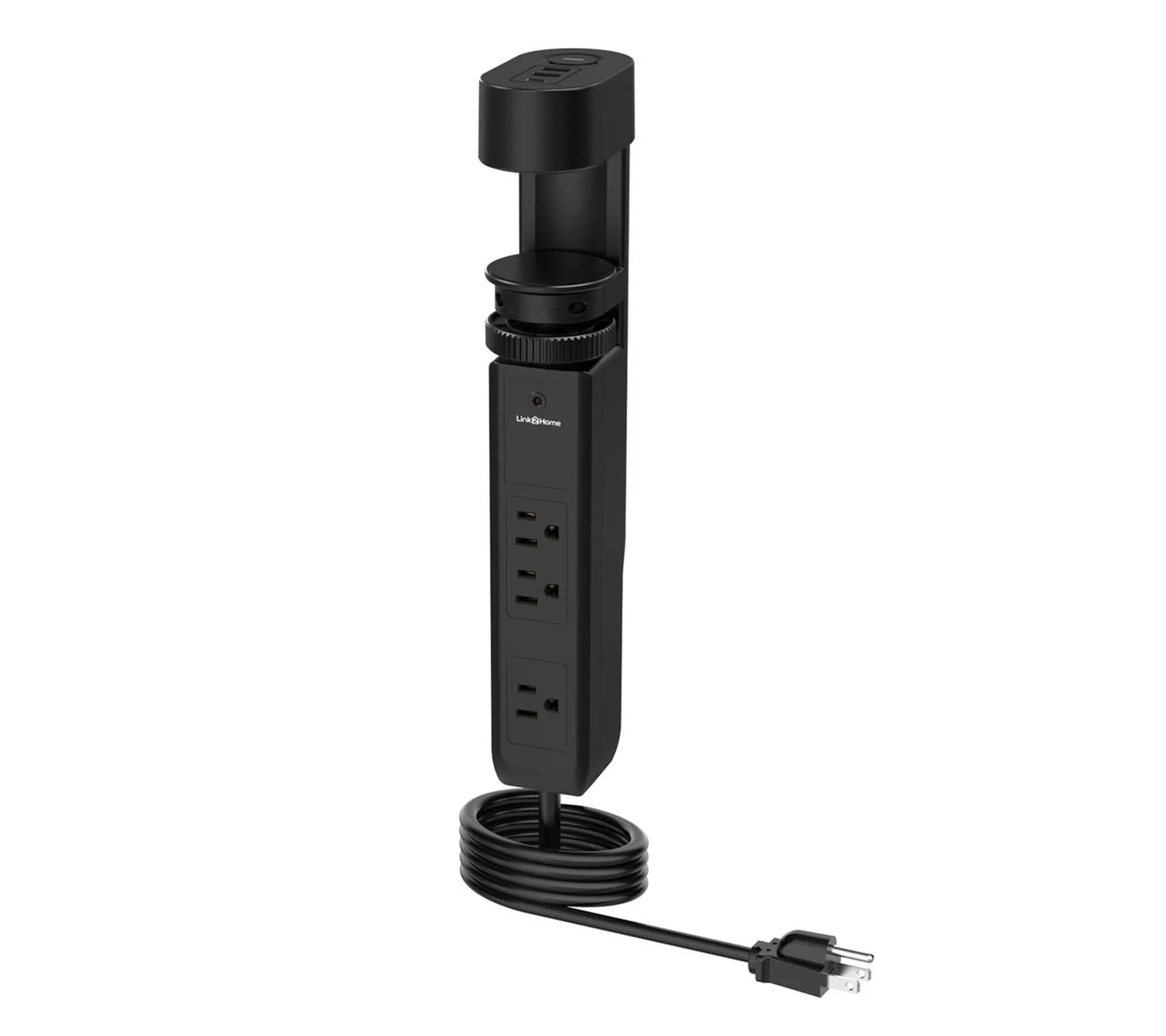 Link2Home Desktop Mount Power Charging Strip w/ USB Ports Link2Home Desktop Mount Power Charging Strip w/ USB Ports