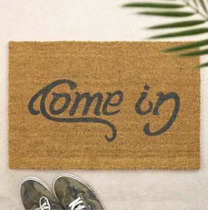 Come In Go Away Doormat Double-Sided Funny Doormat, Reversible Welcome Mat, Humorous Front Door Décor