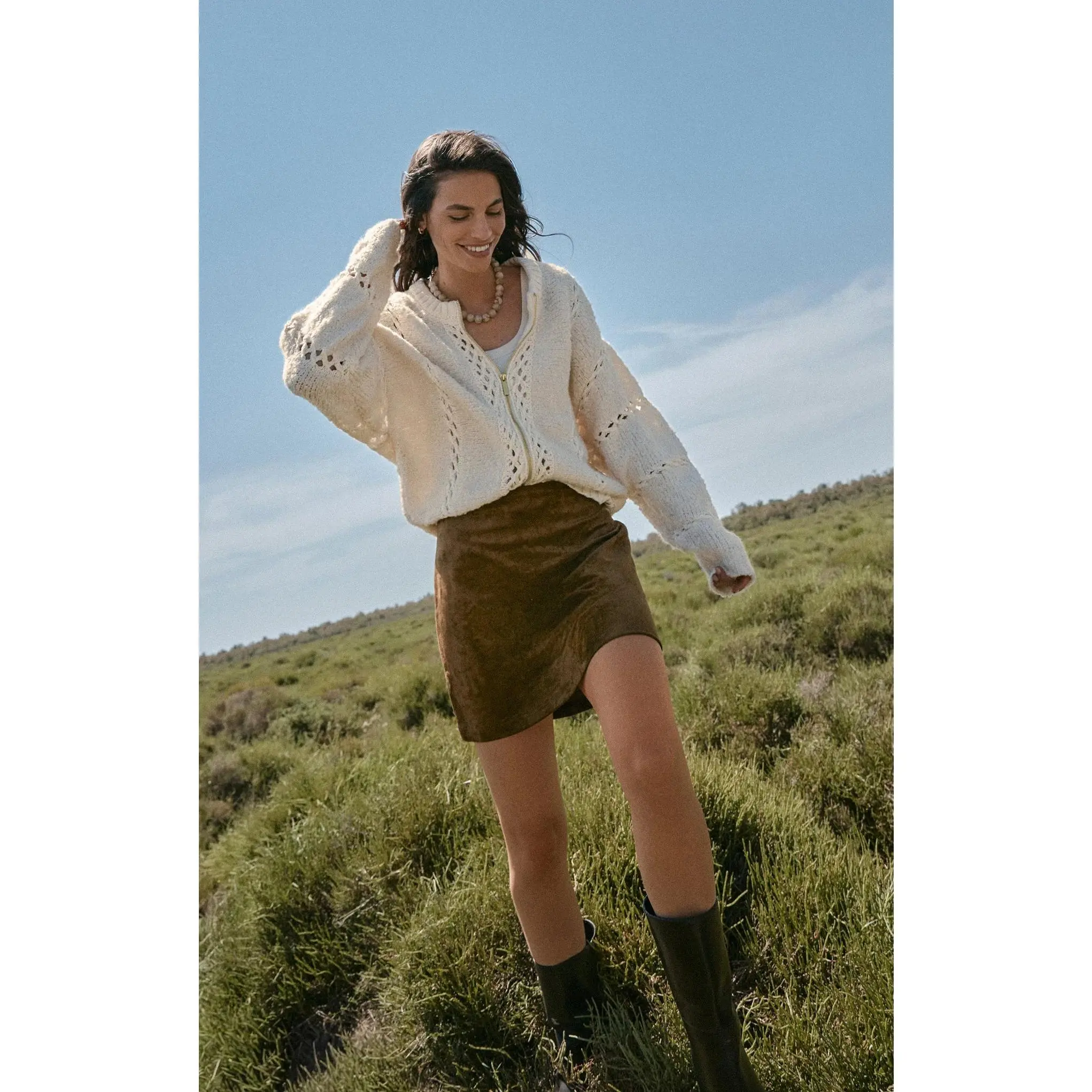 Sundance Zip-Up Sweater Jacket