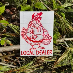 Egg Dealer Decal, Local Egg Dealer Decal, Egg Lady Decal, Chicken Egg Decal