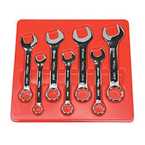 K Tool International  12 Point High Polish Metric Short Combination Wrench 12mm