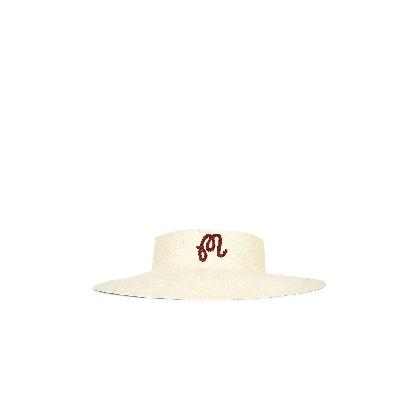 Malbon Hortensia Visor Hat in Raffia