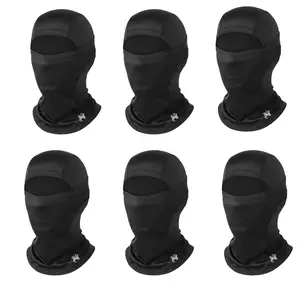 6 Packs Ski Mask Sun UV Protection Hood Breathable, Balaclava Face Mask for Men Women - Motorcycle Fish