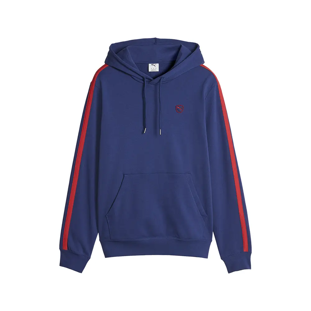 PUMA Mens Elevated Essentials Hoodie Casual Outerwear Casual - Blue