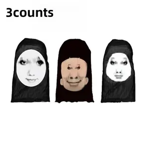 3 Pieces Dragon Masks, Funny Costume Masks for Parties, Ideal for Dress Up, Delivery Man Costume Accessories, Halloween